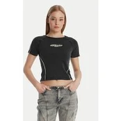 Guess Marškinėliai W6RI39 KCBF1 Pilka Regular Fit