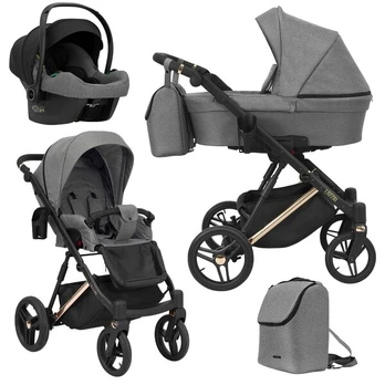 Universalus vežimėlis Kunert Lazzio Premium 3in1 Grey