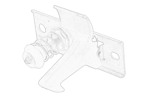 Variklio gaubto užraktas 500321532