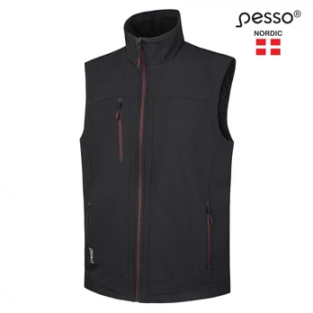 Liemenė Pesso SOFTBLACK Soft Softshell, juoda