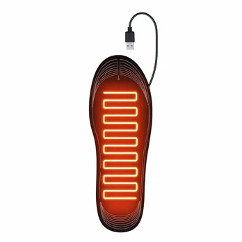 Šildomi batų įdėklai USB, reguliuojami, 2 vnt.