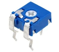 Paderinamas rezistorius 0.1W 25K horizontalus, RoHS