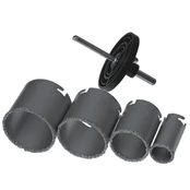 Gręžimo karunėlės volframinės Dedra DED1518, 33-73mm, 6vnt. kaina