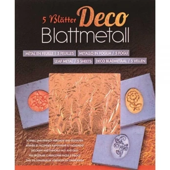 Metalinė folija Varis, 5 lakštai