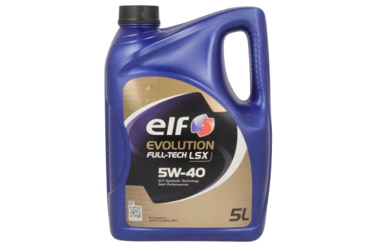Variklių alyva ELF EVOLUTION (5L) 5W40 EVO FULLTECH LSX 5W40 5L