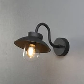 "Vega Mini" lauko sieninis šviestuvas, plotis 22 cm, juodas