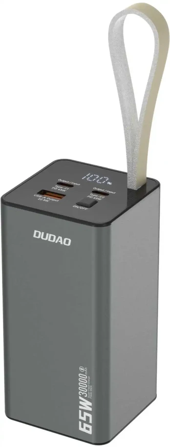 DUDAO K65+ powerbank 30000mAh 65 Watt sort