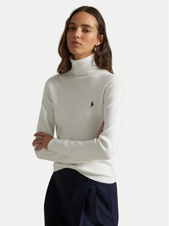 Polo Ralph Lauren Golfas 211959287003 Balta Regular Fit