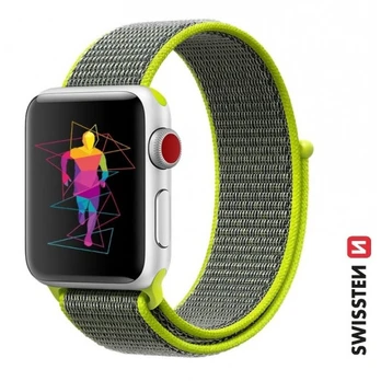 Swissten Nylon Band for Apple Watch 42 / 44 / 45 / 49 mm