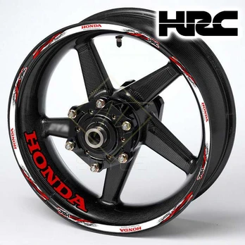 Honda Fireblade HRC ratlankių lipdukai – raudoni