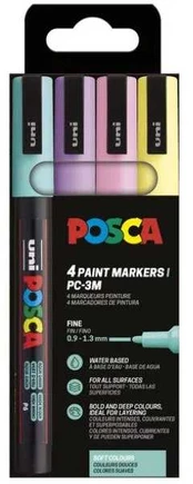 Posca POSCA PC-3M 4 vnt. Pastelowe kolory