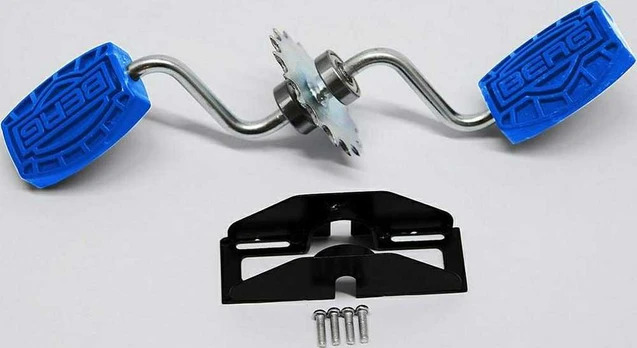 Berg Buzzy - Crank shaft incl. pedals mėlynas