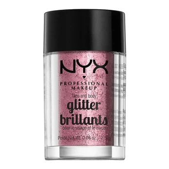 Veido blizgučiai NYX Metallic Glitter Rose, 2.5 g