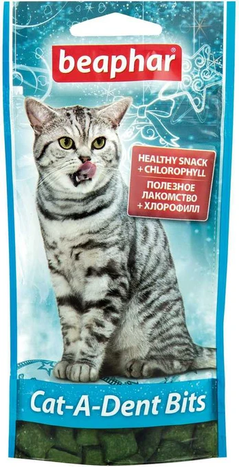 Beaphar Cat-a-dent bits, skanėstai katėms 35g