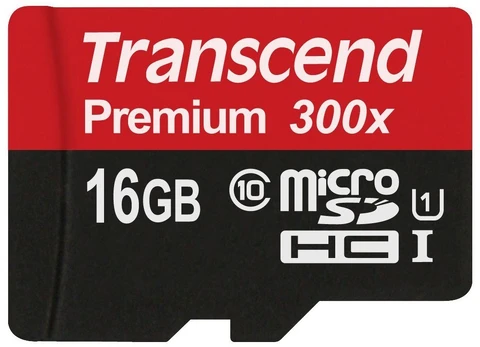 Atminties kortelė Transcend Premium UHS-I Class 10, 16 GB