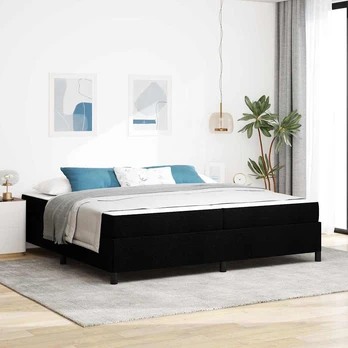 Kiemas lova Juoda 200 x 200 cm audinys