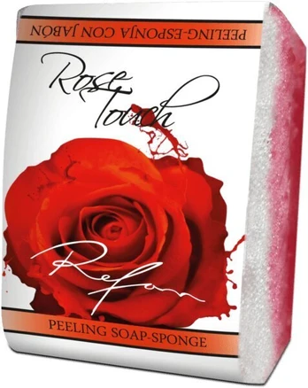 Šveičiamasis muilas-kempinėb "Rose Touch" REFAN