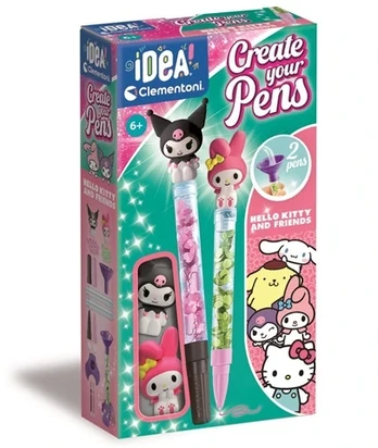 Clementoni Zabawki CLE IDEA Mini fabr.długop.HelloKitty i przyj.18431