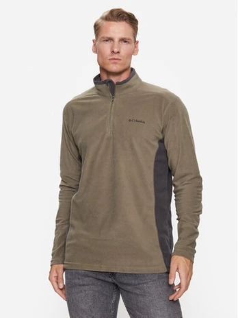 Columbia Fliso džemperis Klamath Range™ II Half Zip 1352472 Žalia Regular Fit