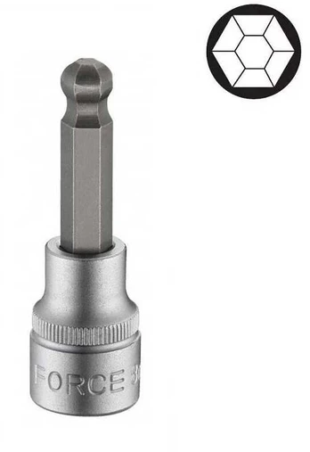 Force Šešiakampis-galvutė su šarnyru Hex Ball 6mm 3/8" 62mmL
