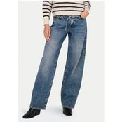 ONLY Džinsai Gianna 15347093 Mėlyna Relaxed Fit