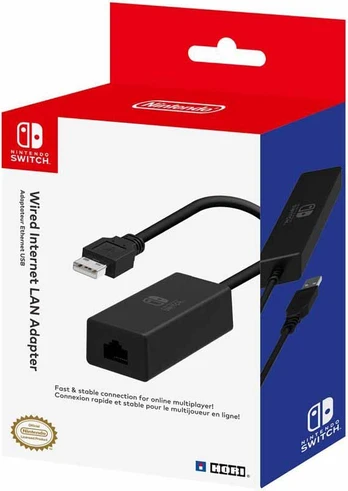 Hori Officially Licensed Lan Adaptor Nintendo Switch