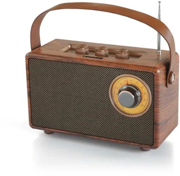 TIROSS Radijas RETRO Z ODTWARZACZEM BT-USB