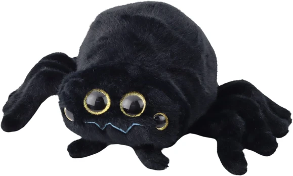 Pliušinis žaislas Voras, 30 cm, juodas