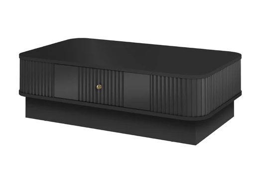 Coffee Table Vesper - Black / Gold Handles