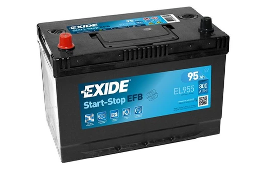 EXIDE EL955 EFB 95Ah 800A (EN) 12V akumuliatorius