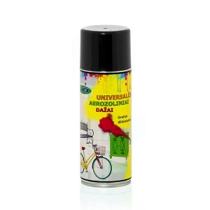 Dažai aerozoliniai juodi, blizgūs 400ml