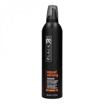 BLACK EQUAL STRONG RESTRUCTURING plaukų putos, 400 ml