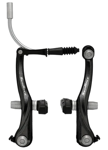 Stabdis SunRace Front V-brake BRKS32, aliuminis, juoda