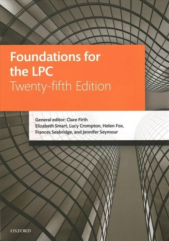 Foundations for the LPC 25th Revised edition
