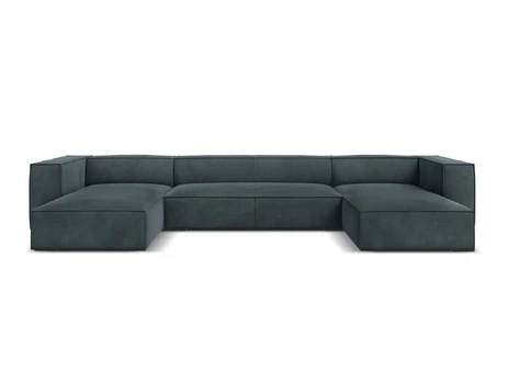 Panoramic Sofa, "Turin", 6 Seats, 375x173x68 Made in Europe