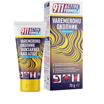 911 Active Formula kremas su kaulažolėmis (Varemerohu), 70g