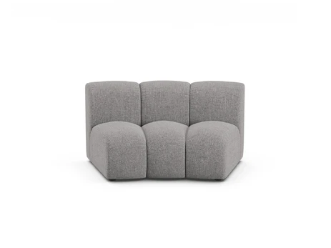 Modul Armless, "Lupine", 1 Seat, 154x95x70, Light Grey