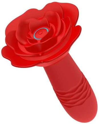 B Series Cute Rose thrusting anal plug