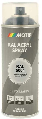 Motip Ral 5004 high gloss juodas mėlynas