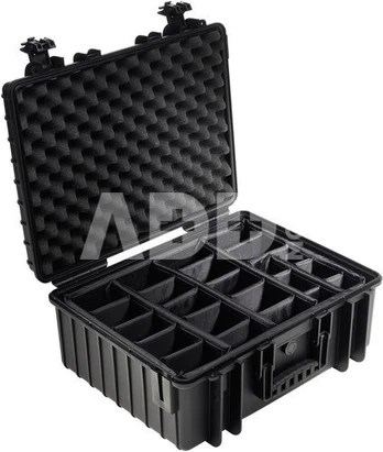 B&W International Type 6000 black incl. Padded Divider