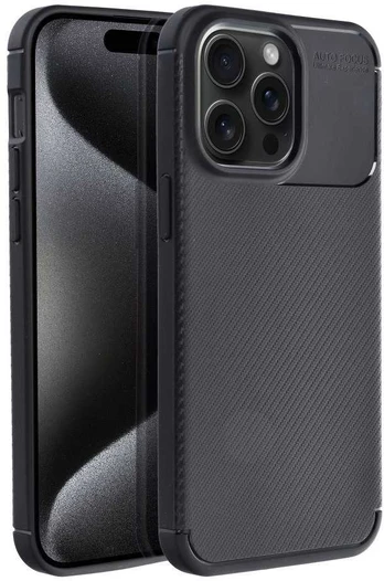 Dėklas Oem CARBON PREMIUM Case for IPHONE 15 Pro Max juodas