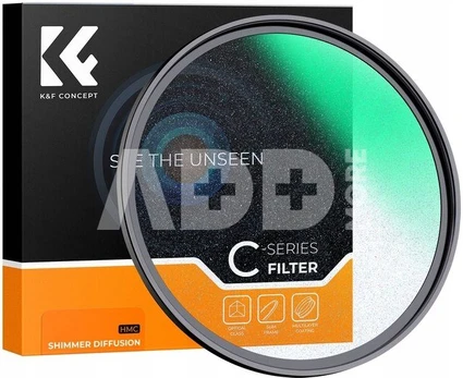K&F Concept 72MM,C Series Microlight Mirror,shimmer diffusion