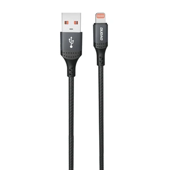 USB kabelis Dudao L3SL USB-A to Lightning 3A 1.2m juodas