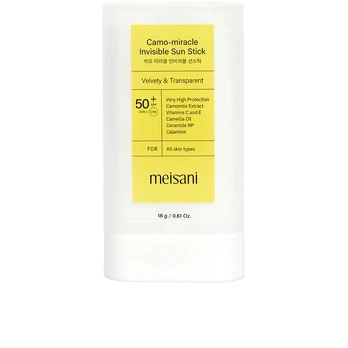Meisani CAMO-MIRACLE invisible sun stick SPF 50+ 18 gr