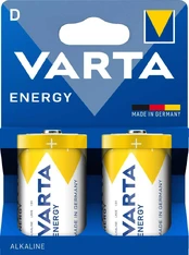 Dėklas Varta Energy D Baterija 2pcs kaina