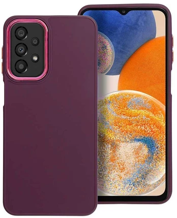 Dėklas Oem FRAME Case for SAMSUNG A23 5G violetinė