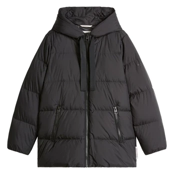 Pūkinė striukė moterims, Juoda, 5000012910 Puffed jct
