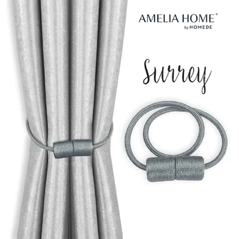 AmeliaHome CURTBIN/AH/SURREY/Pilkas/2PCS