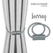 AmeliaHome CURTBIN/AH/SURREY/Pilkas/2PCS kaina