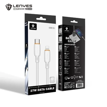 Silikoninis USB-C – Lightning kabelis 27 W 100 cm LC548 TC-I Lenyes